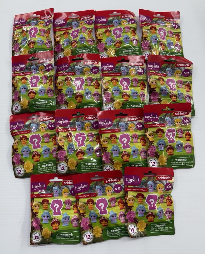 15 New Sealed Schleich Bayala Baby Toadstool Blind Bags Toy Figures