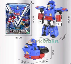 Tobot V GD Riptide Boat King Transforming Robot Vehicle Action Figure Toy 5.3″