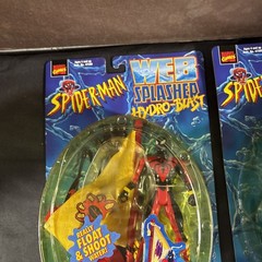 (4) SPIDER-MAN WEB SPLASHER HYDRO-BLAST ACTION FIGURE TOYBIZ NEW VENOM KAYAK