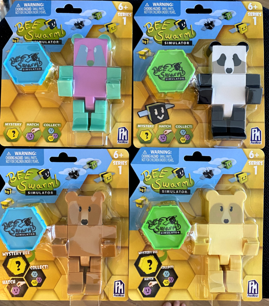 Phatmojo Roblox Bee Swarm Simulator Bee Series 1 ( set of 4)