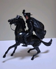 Marx Disney 1950s Zorro & Tornado Horse Toys Vintage large Hartland size Figure