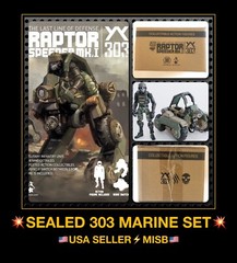 USA Acid Rain 3.75” 1/18 MARINE SPEEDER MK 1 RAPTOR gi joe Action Figure SET LOT