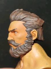 HEAD ONLY Mythic Legion Four Horsemen Custom Painted Skin Matching Gladiator