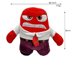 Cute Inside Out 2 Plush Toys Collection, 9″ Inches Soft Cuddly Stuffed Toys