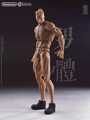 Romankey X COWL 1/12 Male Black Joint Body &Head 6″ Action Figure Doll Model