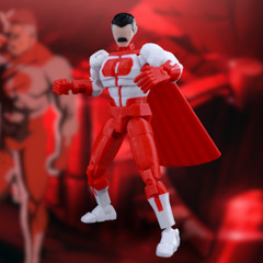 3D Printed Invincible Omni-man Action Figure – Multi-Jointed Superhero Anime