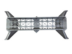 1:18 Scale Modular Railway Bridge Diorama for 4-Inch Action Figure Massive 29 in