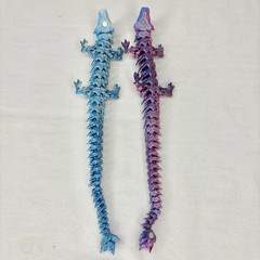 3D Printed Toy Dragons Articulated 8” Magnets Shiny Egg Kids Fun