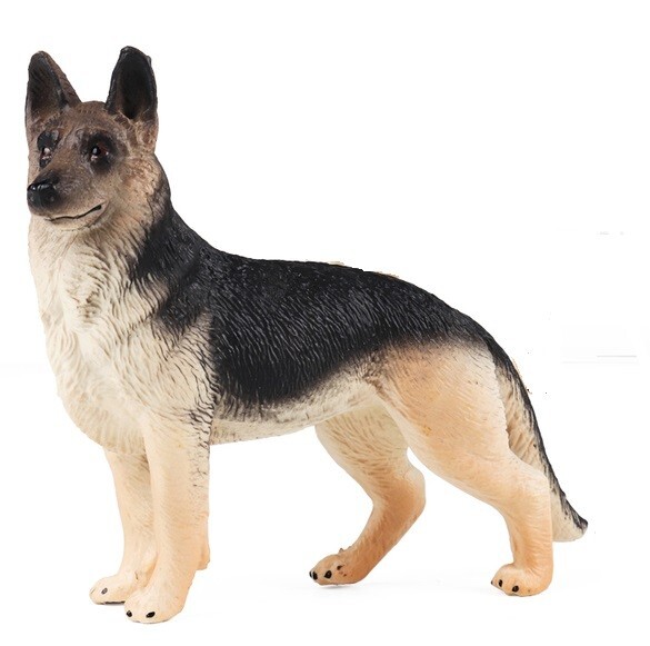 German Shepherd Dog Animal Toy PVC Action Figure Doll Kids Toys Party Gifts