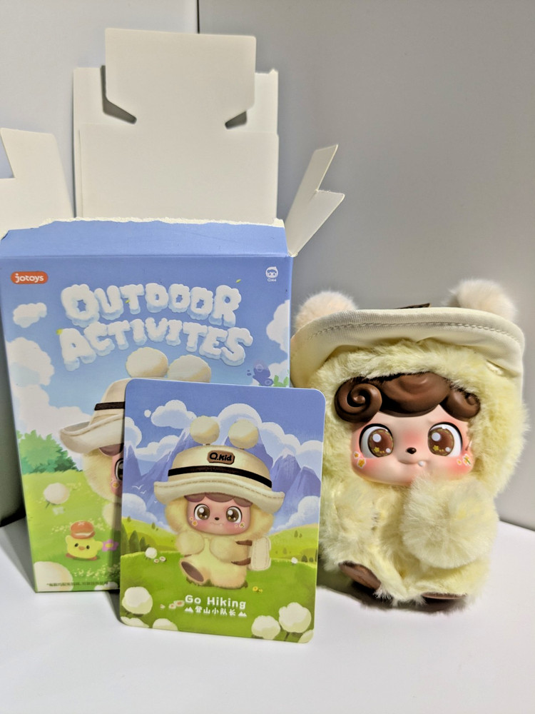 💥 🥾⛰️Jotoy Q.kid Outdoor Activities Series Plush Go Hiking, opened ⛰️🥾💥
