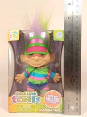 Treasure Trolls Good Luck Trolls Jogging Troll 65th Anniversary Belly Charm New