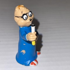 VINTAGE 1983 Alvin and The Chipmunks SIMON 3″ Plastic PVC Toy Figure