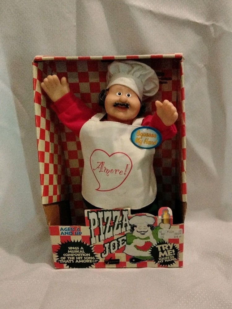 Vintage 1989 Pizza Joe Animatronic Singing Doll