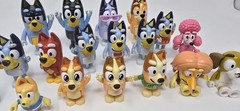 Bluey and Friends Family Figures Lot Of 20 Mixed Character
