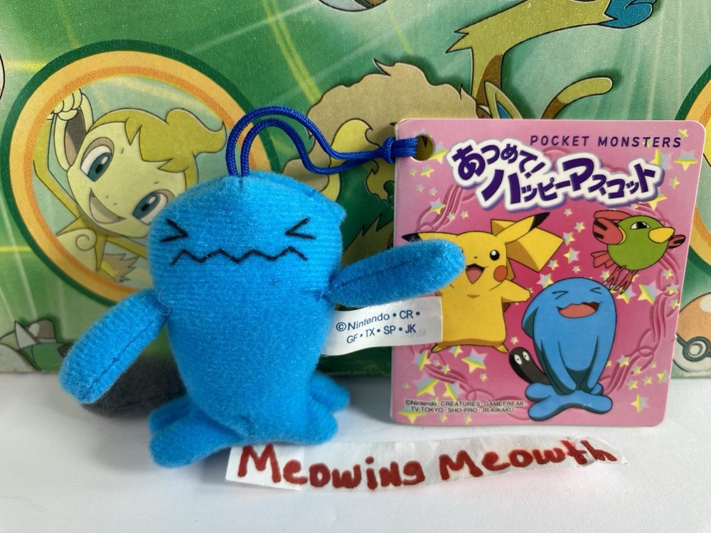 Pokemon Plush Wobbuffet Mascot Tomy Stuffed doll Japan poke go toy figure NEW