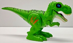 Zuru Jurassic Park Dinosaur Green T-Rex Walks and Mouth Moves with Sound