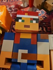 Lot Of 10 Large Minecraft Figures/ Enderman/Wolf/Steve/Creeper+