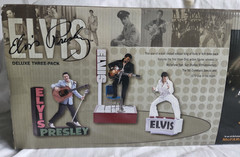 ELVIS McFarlane 2005 Elvis Presley Through the Years McFarlane 3 pack 1954 68 70