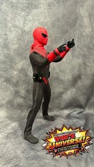 Custom 8″ Mego Scale SpiderMan Assassin Peter Parker Action Figure & Display Box
