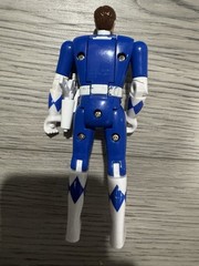 Vintage 1993 Mighty Morphin Power Rangers Blue Ranger Head Flip Figure Bandai
