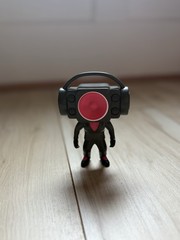 Bonkers Toy Co Invisible Narratives Headphones Figure Vinyl Collectible Toy 2024