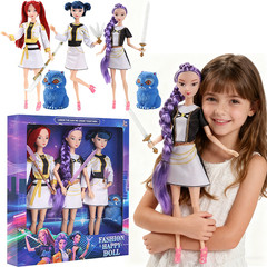 Cosplay K-Pop Devil Demon Hunters Singing Dolls Music & Light Collectible Figure