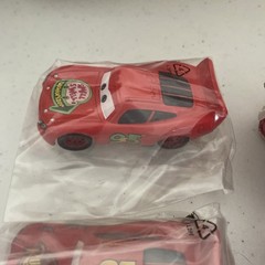 Lot Of 3 Disney Cars Bling Bling Dinoco Lightning McQueen Diecast 2/6 Box 1:55