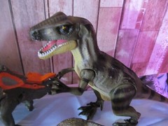 Lot of 6 Made in Indonesia Dinosaurs moveable arms and legs