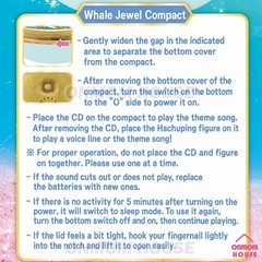 Catch Teenieping Movie 2 Heartsping Whale Jewel Compact Toy Mini CD & Player