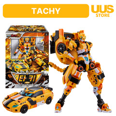 Metal Cardbot W TACHY Transforming Cheetah Robot Car Action Figure SAMG