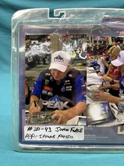 NEW McFarlane Toys John Force 2004 Series 3 Action Figure Autographed + Photo