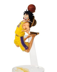 ONE PIECE x NBA Lakers Monkey D Luffy Figure Banpresto Japan Limited