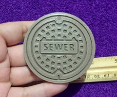 Custom Action Figure Diorama Display Accessory Manhole Sewer Cover 1/12 Scale