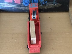 Fisher-Price Wood Thomas Train Error 6 Wheel Flynn & Unreleased SSRC Cargo Car!!