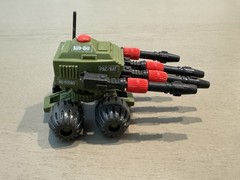 GI JOE 1983 PAC/RAT Machine Gun with Blueprint Instructions Working Original