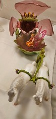 Schleich Bayala Ice Sleigh w/ Ki-Kuki Ice Cat & Elf Carriage w/ Fairies & Horse
