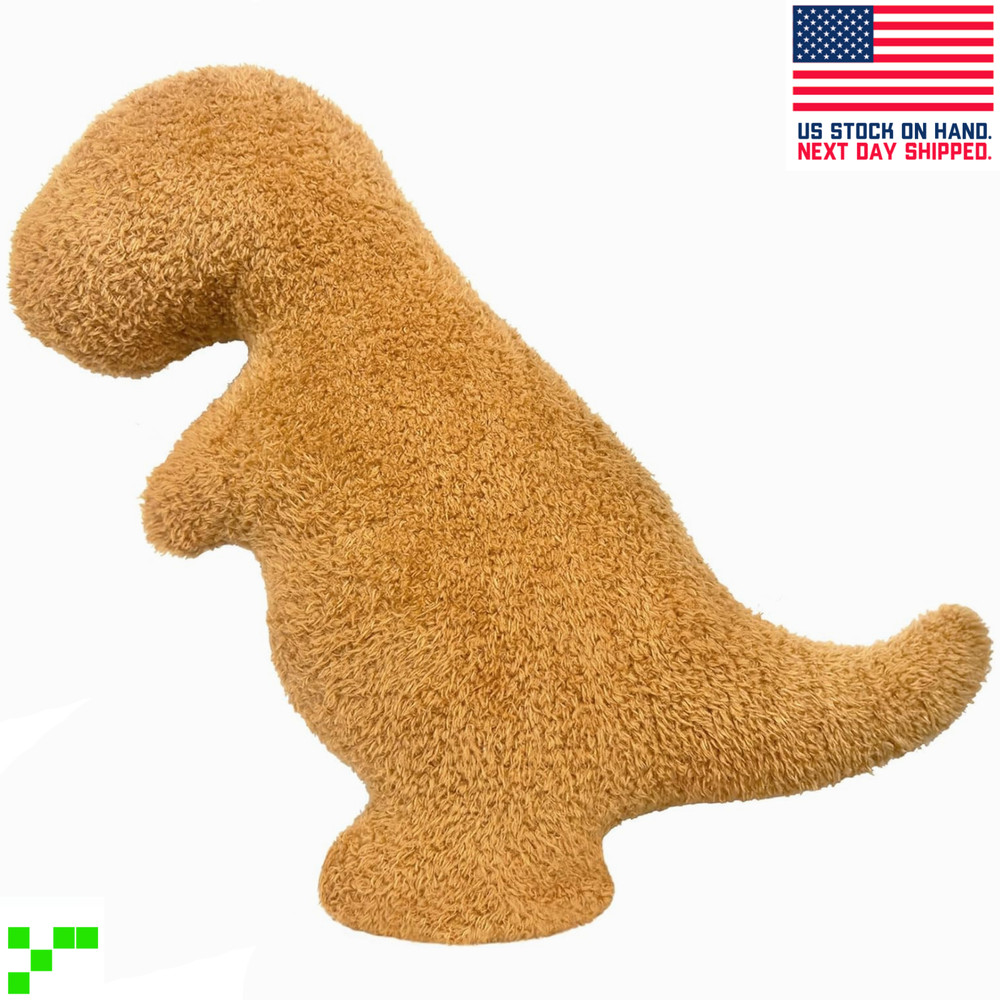 14″ T-Rex Dino Chicken Nugget Pillow Plush Dinosaur Stuffed Animal Nuggies Nugs