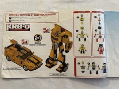 Hasbro Kre-o Transformers Bumblebee 335 Pieces (MANUAL ONLY)