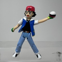 Pokemon Ash Ketchum Figure Hasbro Monster Trainer Boy Posable Toy 4.5″ 2000