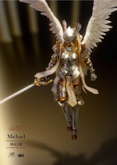 LXF2311B: Lucifer Archangel Dawn Wing Michael 1/12 Action Figure – B (Silver)
