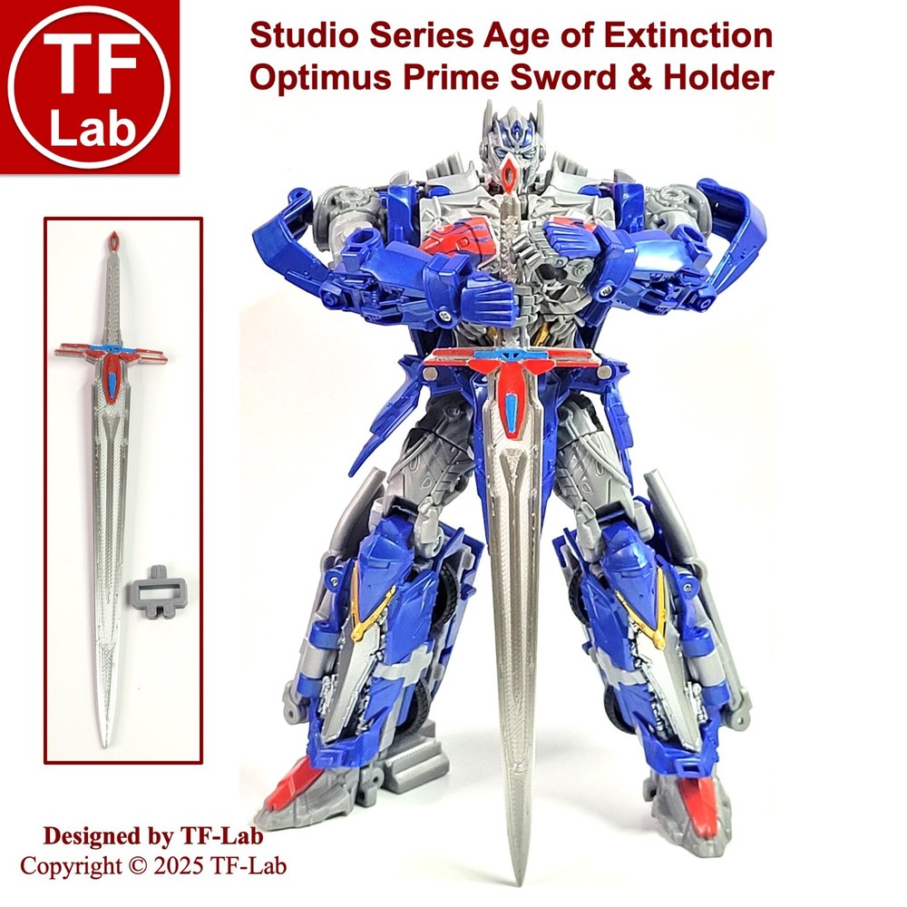 Sword and Holder: The Last Knight Nemesis Prime Transformers Studio Series
