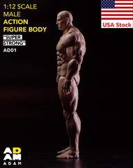 MUFF TOYS ADAM 1/12 Male Super Strong Muscle Flexible Joint Body 6″Action Figure