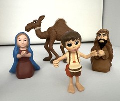 LITTLE DRUMMER BOY FIGURINES Nativity Partial Set Forever Fun Rankin Bass 02