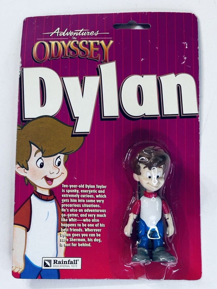 NIB Adventures In Odyssey Action Figure Dylan Focus On The Family Toy Rare NEW