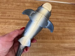 IT’S SHARK WEEK 🦈 CHOMPING Great White Sharks plastic toy figures BITE ACTION