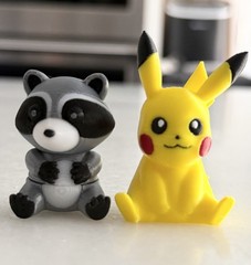 3d Printed Pokemon 2 Inch Pikachu Print Brand NEW FREE SHIPPING Raccoon Animal