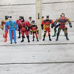 Kenner DC Batman Vintage Figure Lot 1990’s Robin Batman Animated 5″ 10 Figures