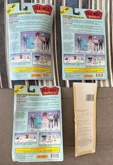 Pee-wee’s Playhouse Herman Lot 4 VTG Toy NEW Cowboy Curtis/Watch/Chairry 80s MOC
