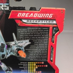 NIB Transformers Dreadwing Decepticon Deluxe Class Action Figure 2007 NEW Sealed