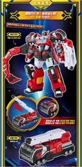 Metal Cardbot S FLAMENOVA Flame Nova Red Fire Truck Cars Transforming Robot 2025